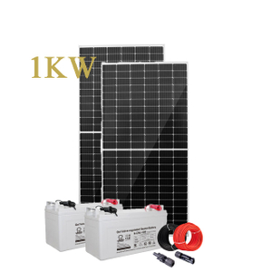 Sistema de energía solar de 1kw Sistema de almacenamiento solar para el hogar