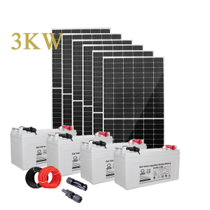 Sistema de energía solar de 3kw para el sistema de almacenamiento doméstico