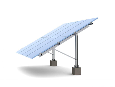 Estructura de montaje del panel de energía solar de tierra