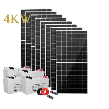 4kw fuera de la red Sistema solar Sistema de almacenamiento de energía solar