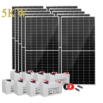 Sistema de energía solar de 5kw para el hogar